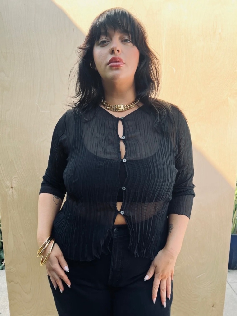 BAACAL Maya Pleated Cardigan